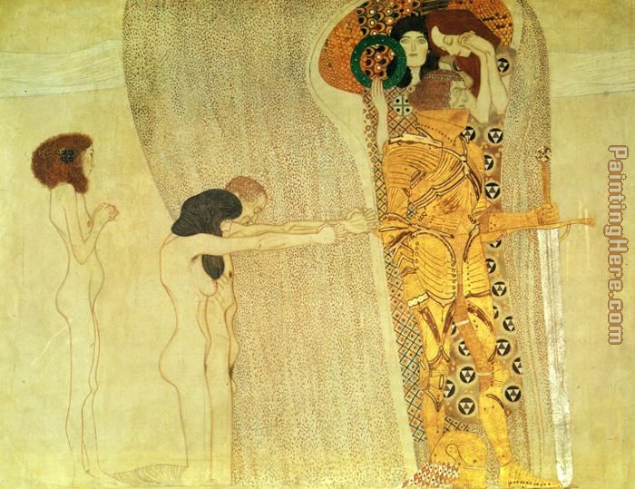 Gustav Klimt The Beethoven Frieze